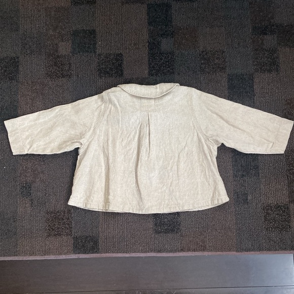 VNTG Baby Swing Jacket Baby Gap Collection Linen Cotton Blend L/XL 12-24 months - Picture 3 of 9